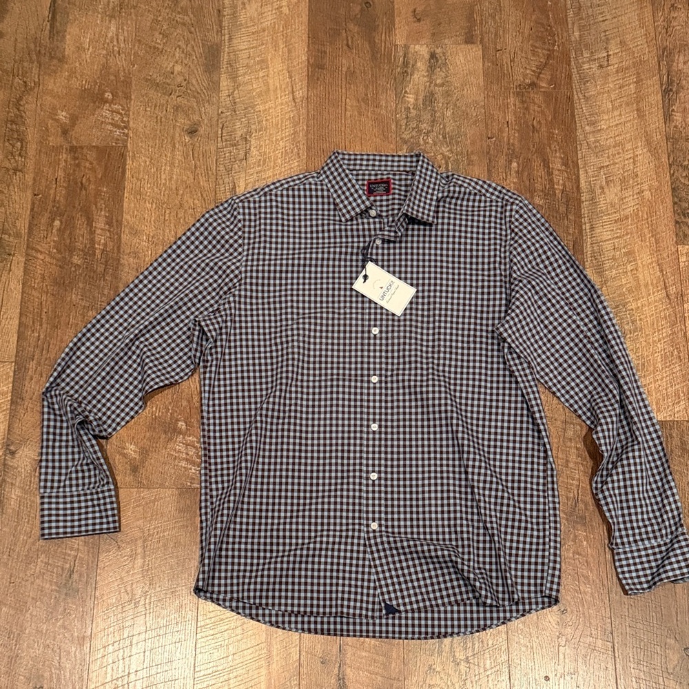 MENS NWT UNTUCKIT SHIRT XL